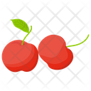 پیش‌نمایش فایل cherries-122 از پک آیکن‌های مسطح انواع توت