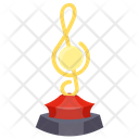 پیش‌نمایش فایل melody-trophy از پک تندیس جایزه موسیقی