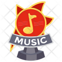 پیش‌نمایش فایل music-trophy-7 از پک تندیس جایزه موسیقی