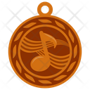 پیش‌نمایش فایل musical-medal از پک تندیس جایزه موسیقی