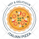 پیش‌نمایش فایل pizza-badge از پک لوگوهای پیتزا