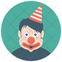 پیش‌نمایش فایل birthday-clown-2 از پک آواتارهای چهره دلقک سیرک