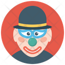 پیش‌نمایش فایل clown-256 از پک آواتارهای چهره دلقک سیرک