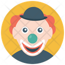 پیش‌نمایش فایل laughing-clown از پک آواتارهای چهره دلقک سیرک