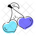 پیش‌نمایش فایل doodle-icon-of-heart-cherries-9848529 از پک جشن