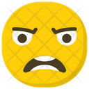 پیش‌نمایش فایل angry-face-26 از پک شکلک (مسطح)