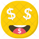 پیش‌نمایش فایل dollar-emoji از پک شکلک (مسطح)