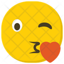 پیش‌نمایش فایل kiss-emoji-6 از پک شکلک (مسطح)
