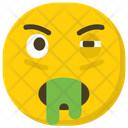پیش‌نمایش فایل puke-emoji از پک شکلک (مسطح)