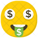 پیش‌نمایش فایل dollar-emoji-1 از پک شکلک‌ها