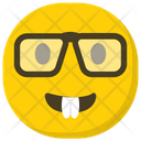 پیش‌نمایش فایل nerd-face-25 از پک شکلک‌ها