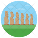 پیش‌نمایش فایل moai-statue از پک معماری معروف جهان