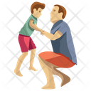 پیش‌نمایش فایل child-playing-with-dad-2 از پک شخصیت‌های پدری و بزرگ کردن کودک