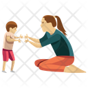 پیش‌نمایش فایل child-walking از پک شخصیت‌های پدری و بزرگ کردن کودک