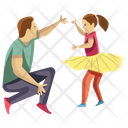 پیش‌نمایش فایل daughter-playing از پک شخصیت‌های پدری و بزرگ کردن کودک