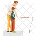 پیش‌نمایش فایل fishing-catching-1 از پک شخصیت‌های پدری و بزرگ کردن کودک