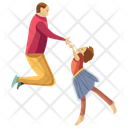 پیش‌نمایش فایل kid-dancing از پک شخصیت‌های پدری و بزرگ کردن کودک