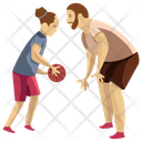 پیش‌نمایش فایل playing-basketball-1 از پک شخصیت‌های پدری و بزرگ کردن کودک