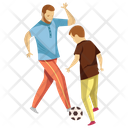 پیش‌نمایش فایل playing-football-1 از پک شخصیت‌های پدری و بزرگ کردن کودک