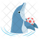 پیش‌نمایش فایل dolphin-165 از پک دلفین در حال پرش