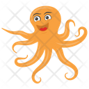 پیش‌نمایش فایل octopus-120 از پک اختاپوس کارتونی (مسطح)