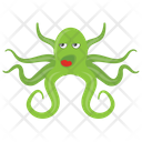 پیش‌نمایش فایل octopus-124 از پک اختاپوس کارتونی (مسطح)