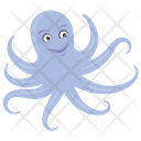 پیش‌نمایش فایل octopus-125 از پک اختاپوس کارتونی (مسطح)
