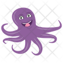 پیش‌نمایش فایل octopus-127 از پک اختاپوس کارتونی (مسطح)