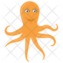 پیش‌نمایش فایل octopus-129 از پک اختاپوس کارتونی (مسطح)