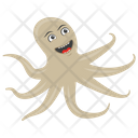 پیش‌نمایش فایل octopus-130 از پک اختاپوس کارتونی (مسطح)