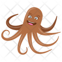 پیش‌نمایش فایل octopus-133 از پک اختاپوس کارتونی (مسطح)