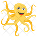 پیش‌نمایش فایل octopus-136 از پک اختاپوس کارتونی (مسطح)