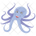پیش‌نمایش فایل octopus-140 از پک اختاپوس کارتونی (مسطح)