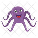 پیش‌نمایش فایل octopus-142 از پک اختاپوس کارتونی (مسطح)