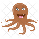 پیش‌نمایش فایل octopus-144 از پک اختاپوس کارتونی (مسطح)