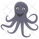 پیش‌نمایش فایل octopus-145 از پک اختاپوس کارتونی (مسطح)