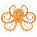 پیش‌نمایش فایل octopus-152 از پک اختاپوس کارتونی (مسطح)