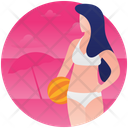 پیش‌نمایش فایل beach-ball-54 از پک ساحل (گرادیان)