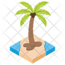 پیش‌نمایش فایل palm-tree-137 از پک طبیعت (ایزومتریک)