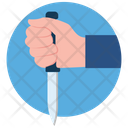 پیش‌نمایش فایل holding-knife-1 از پک دست‌های در حال نگه داشتن (مسطح)