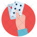 پیش‌نمایش فایل poker-cards-9 از پک دست‌های در حال نگه داشتن (مسطح)