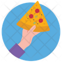 پیش‌نمایش فایل serving-pizza از پک دست‌های در حال نگه داشتن (مسطح)