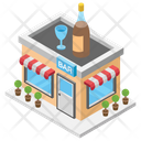 پیش‌نمایش فایل bar-604 از پک سوپرمارکت، کافه و فروشگاه‌ها (ایزومتریک)