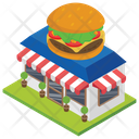 پیش‌نمایش فایل food-corner از پک سوپرمارکت، کافه و فروشگاه‌ها (ایزومتریک)