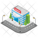 پیش‌نمایش فایل mart-9 از پک سوپرمارکت، کافه و فروشگاه‌ها (ایزومتریک)