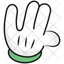 پیش‌نمایش فایل high-five-12 از پک دست‌های کارتونی