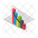 پیش‌نمایش فایل bar-chart-729 از پک آیکن‌های کسب و کار ایزومتریک ۲