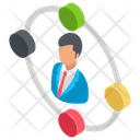 پیش‌نمایش فایل business-network-44 از پک آیکن‌های کسب و کار ایزومتریک ۲