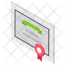 پیش‌نمایش فایل certificate-675 از پک آیکن‌های کسب و کار ایزومتریک ۲