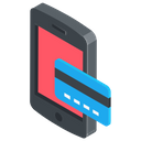 پیش‌نمایش فایل mobile-banking-191 از پک آیکن‌های کسب و کار ایزومتریک ۲